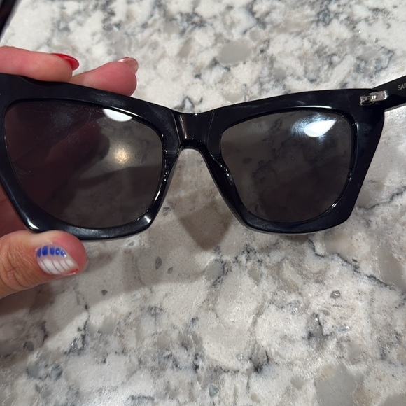 Saint Laurent Black Sunglasses - Picture 5 of 7